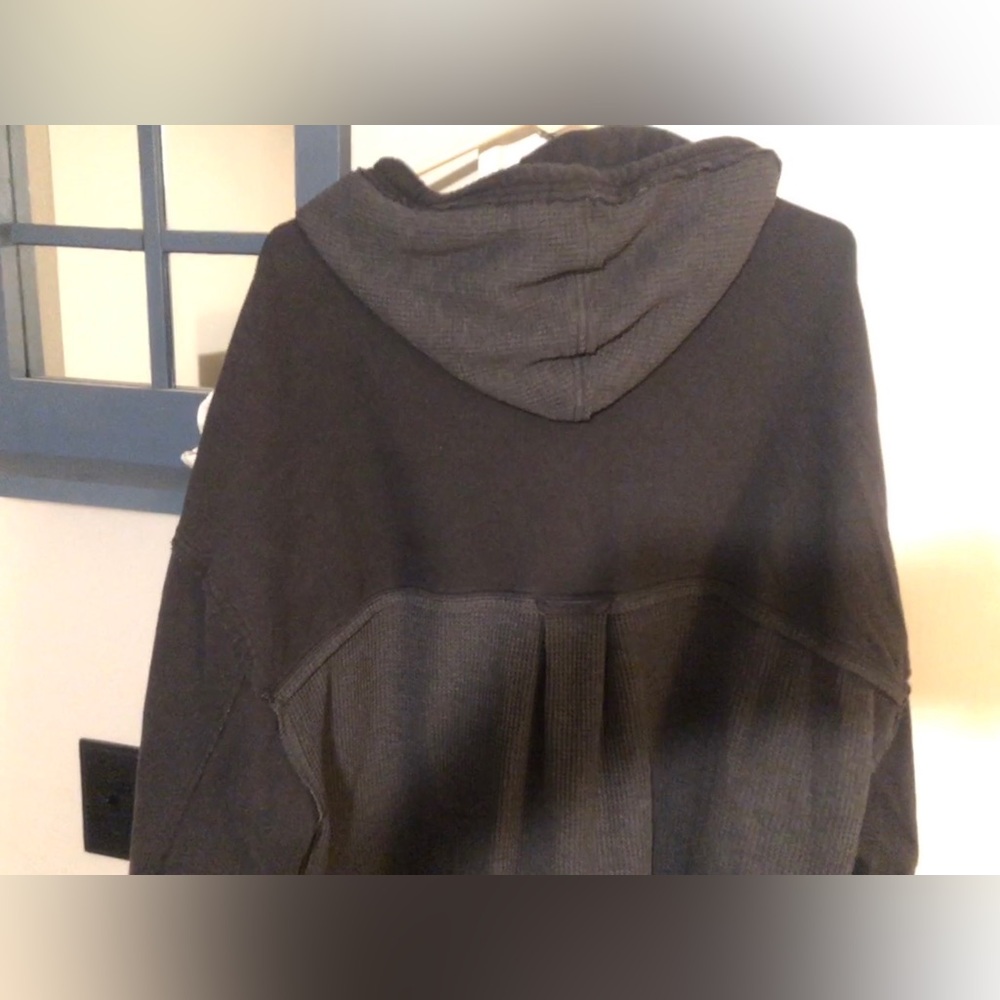 American Eagle Outfitters Black and Gray Hoodie - Picture 9 of 11